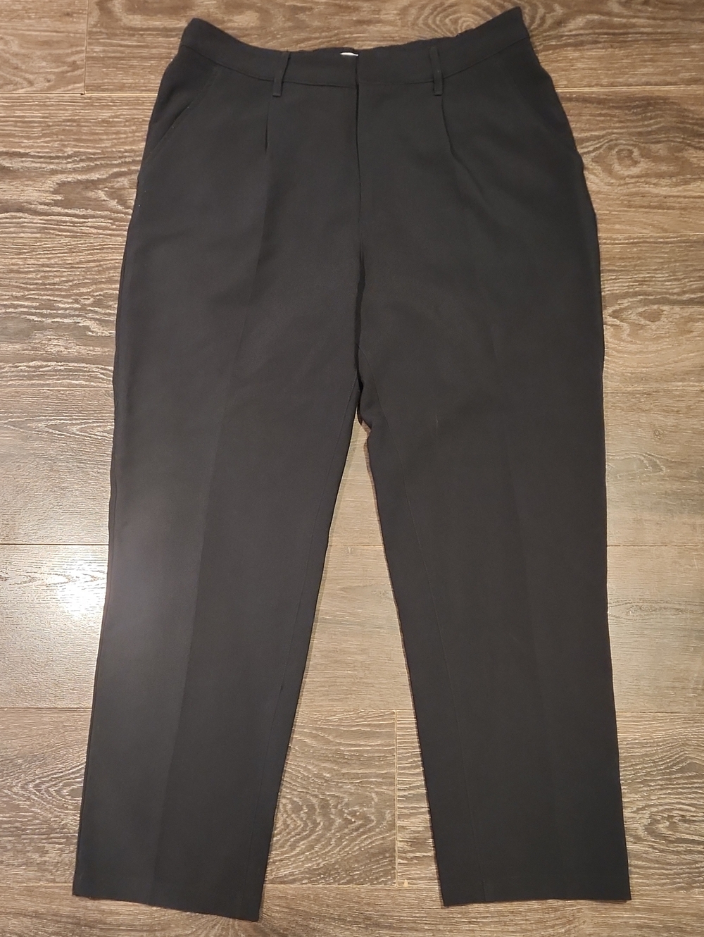 ❤️ ABERCROMBIE & FITCH QUINN TAILORED HIGH RISE STRAIGHT LEG TROUSERS / PANTS, L - Picture 2 of 9
